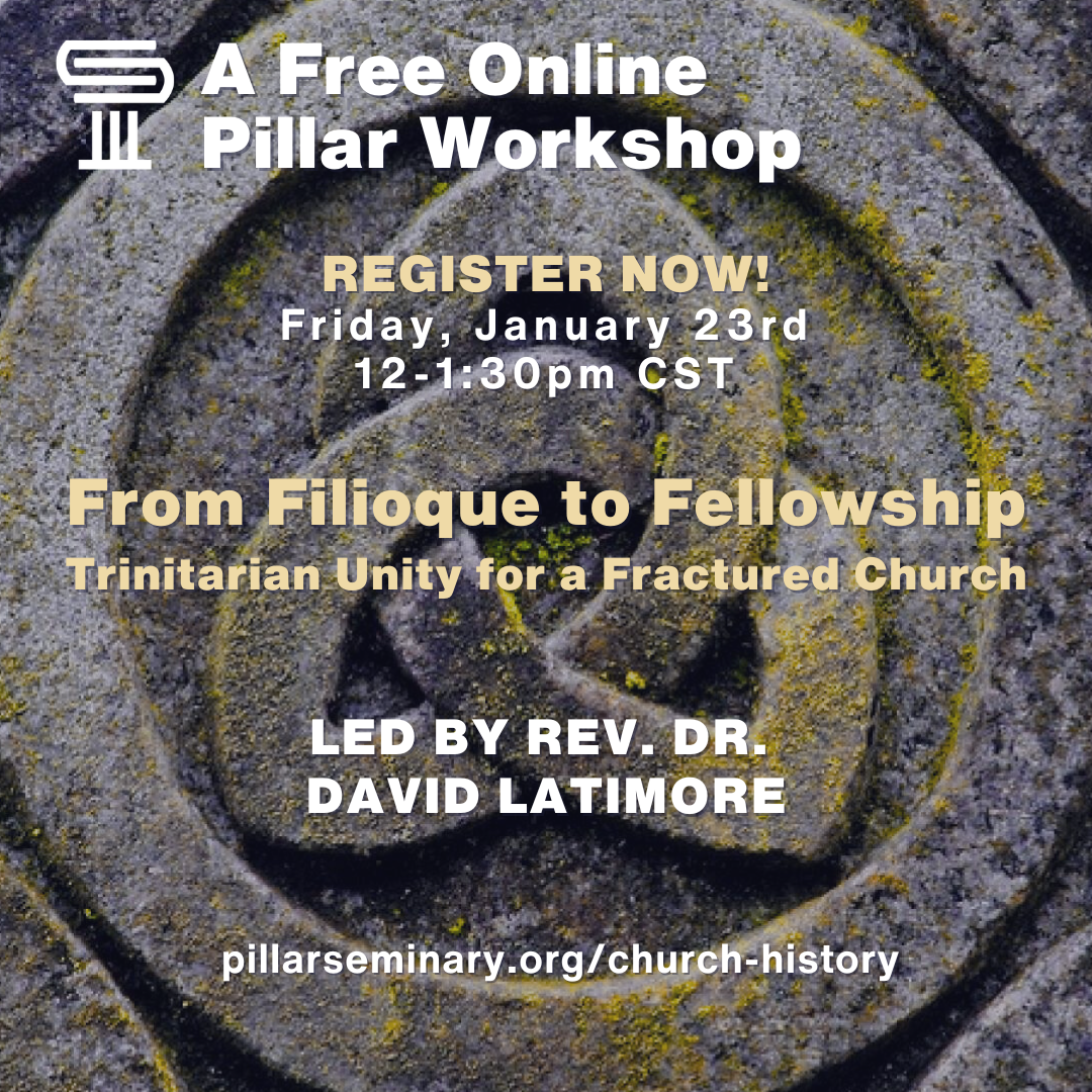 Trinitarian Symbol with announcement of the workshop